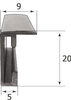 Rama aluminiowa Standard srebrna 50x70 cm